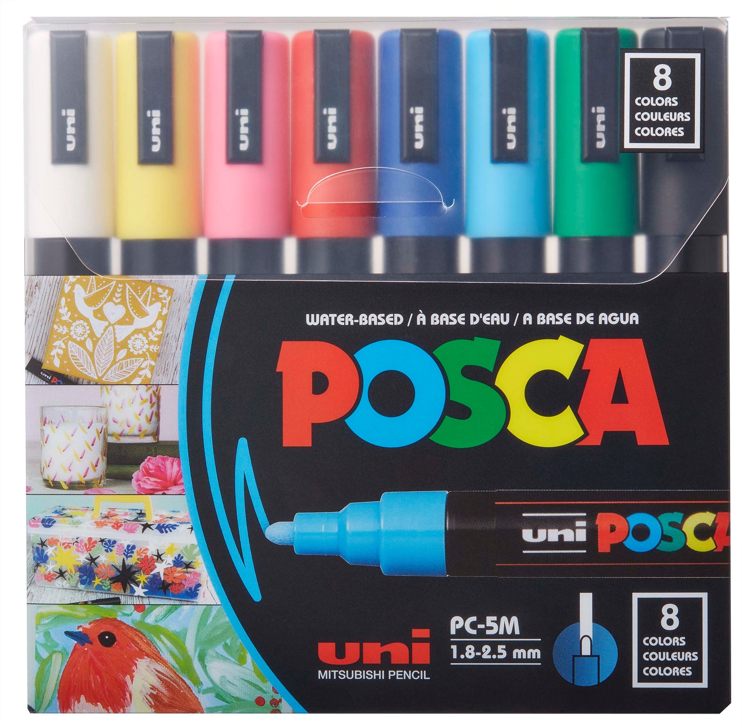 Set Marcadores 8 POSCA