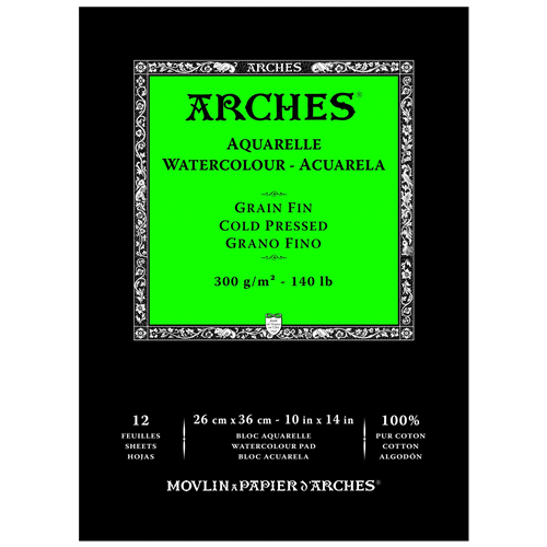 Pad Acuarela Grano Fino Arches