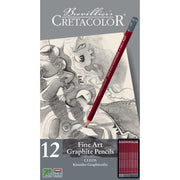 Set Lápices 12 Fine Art Graphite Cretacolor