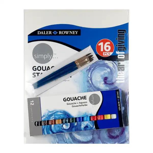 Set Gouache 16 Daler Rowney