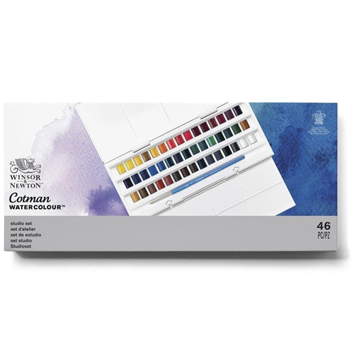 Set de Acuarela Cotman Winsor & Newton 45 pastillas
