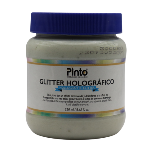 Medio Glitter Holográfico Pinto 250ml