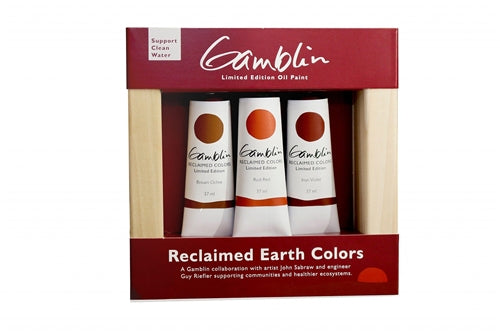 Set Óleo Reclaimed Earth Color Gamblin