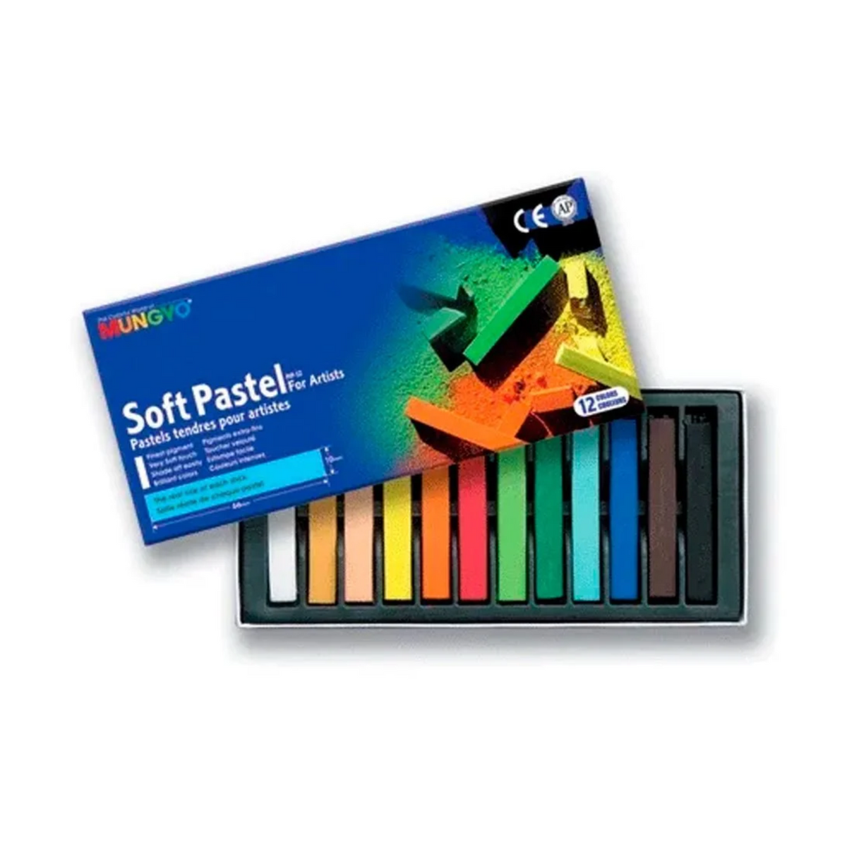 Pasteles Suaves 12 colores Mungyo