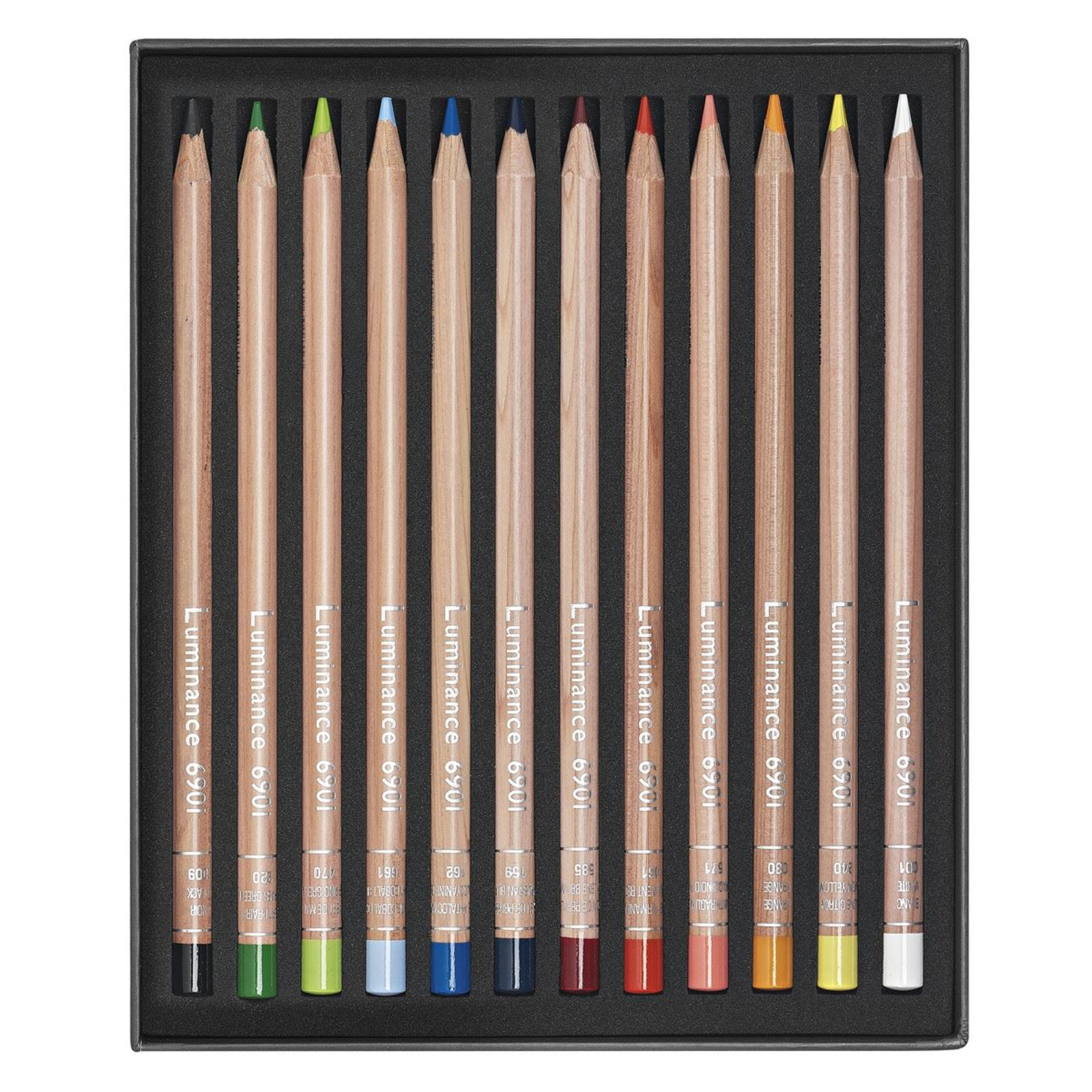 Lápices de Color Luminance 12 Colores Caran d'Ache