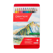 Lápices de Color Pablo 12 colores Caran D'Ache