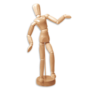 Maniquí Articulado Femenino 20cm