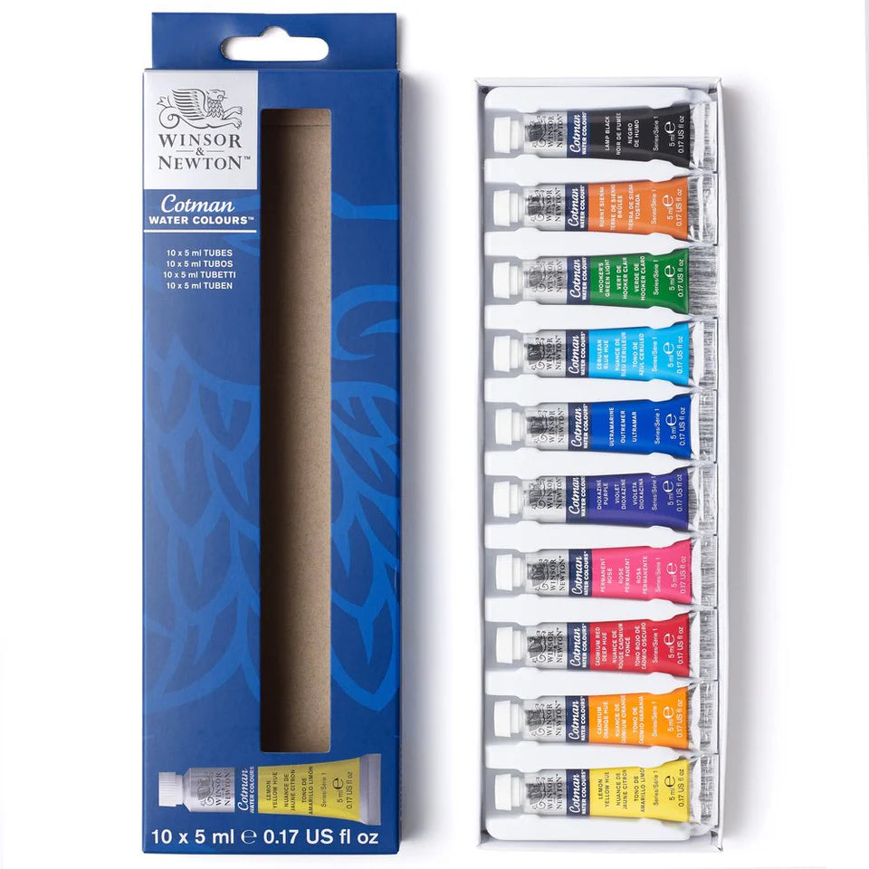 Set de Acuarela Cotman Winsor & Newton 10x5ml