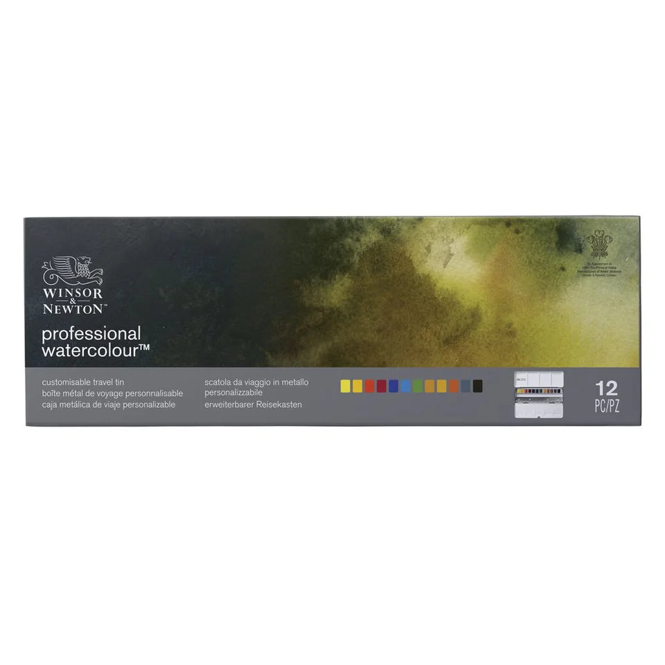 Set de Acuarela Profesional 12 colores Winsor & Newton