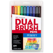Set 10 Marcadores Primarios Dual Brush Tombow