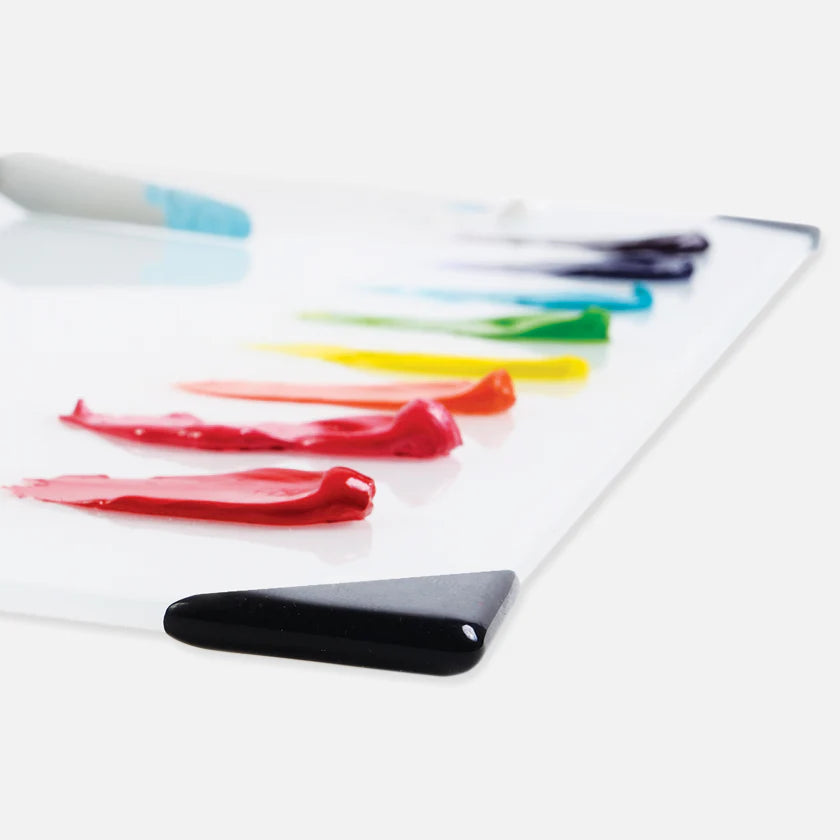 Paleta de Vidrio Blanca New Wave