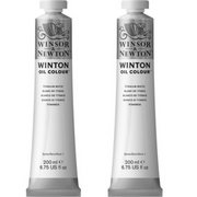 Pintura al Óleo Winton Blanco de Titanio 200ml x2 Winsor & Newton
