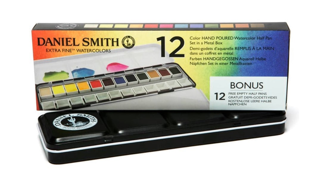 Set de Acuarela Profesional Daniel Smith 12 medias pastillas