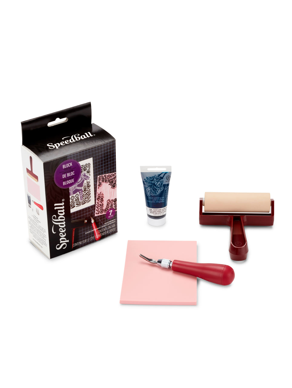 Set de Linograbado Base Agua Speedball para Principiantes