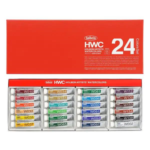 Set Acuarelas 24 Holbein