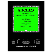 Pad para Acuarela Grano Fino Arches 300g 100% algodón